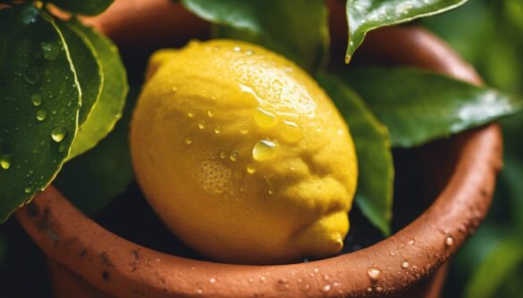 doniczka dla cytryny