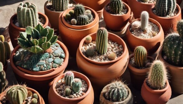 doniczka dla kaktus w odpowiednia