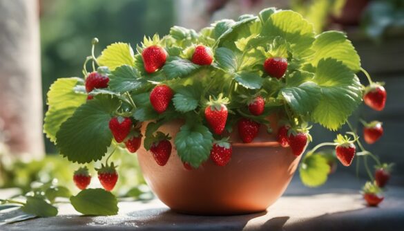 doniczka dla truskawek