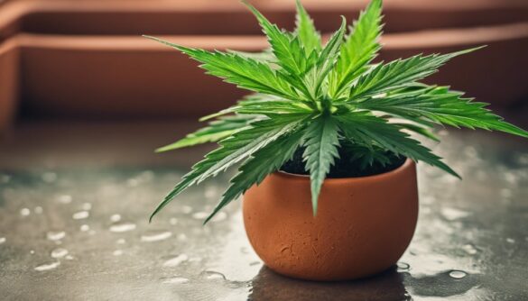 doniczka do uprawy konopi