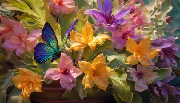 doniczki dla kwiat w skrzydlatych